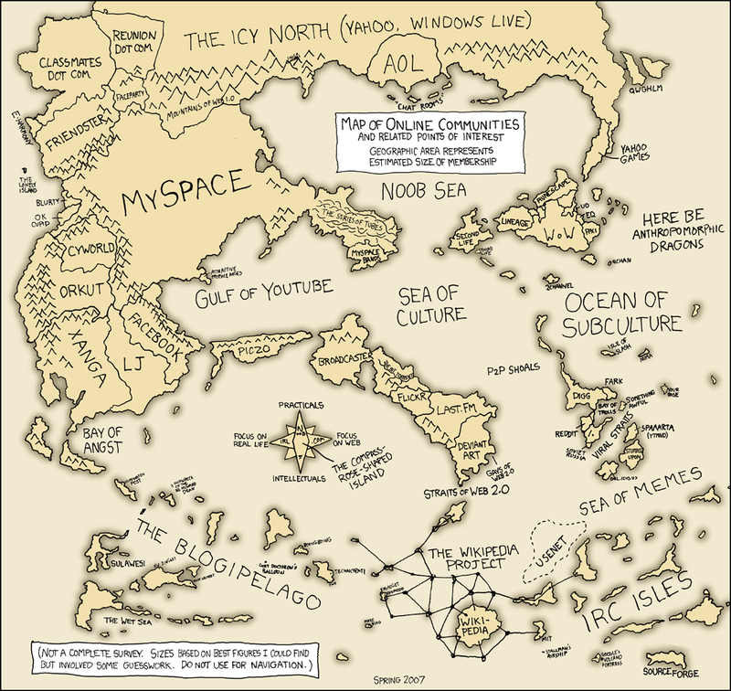 Illustration for article titled The Updated Map of Online Communities